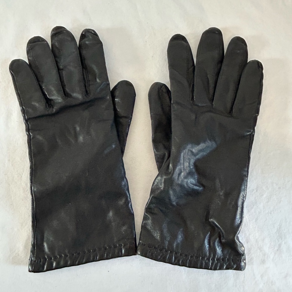 Men's Black Leather Gloves